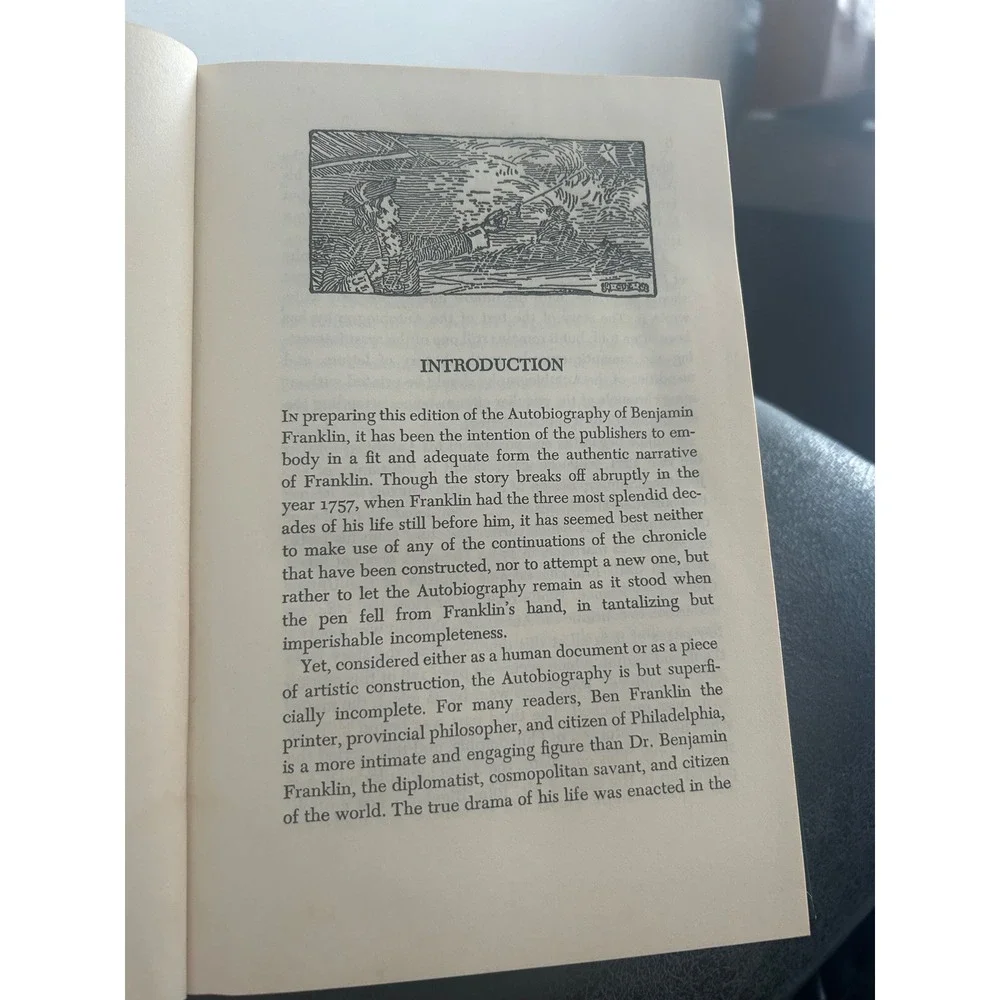 The Autobiography of Benjamin Franklin Programmed Classics Green Hardcover 1923
